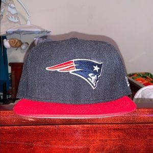 NEW ERA NEW ENGLAND PATRIOTS HAT CAP DENIM 7 1/2